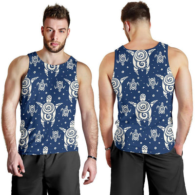 Sea Turtle Tribal Men Tank Top