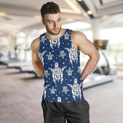 Sea Turtle Tribal Men Tank Top