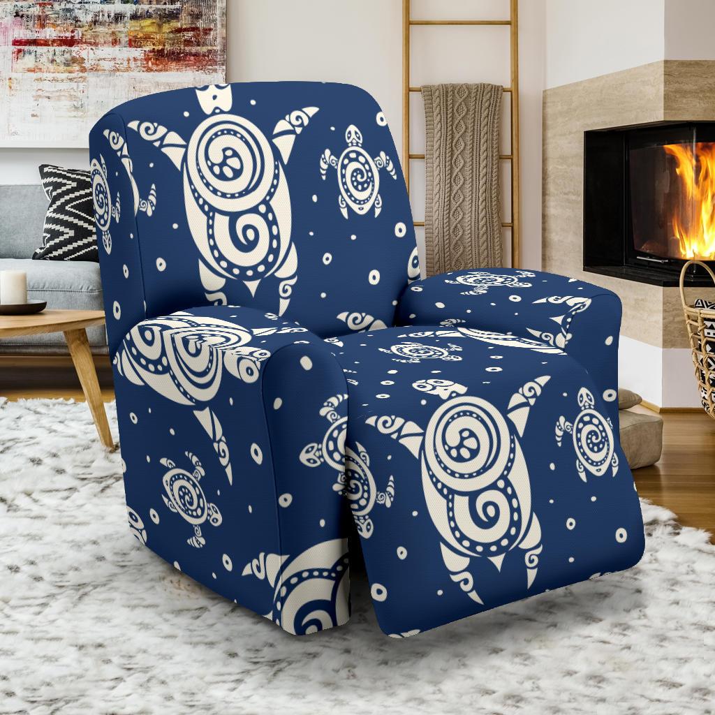 Sea Turtle Tribal Recliner Slipcover-JORJUNE.COM