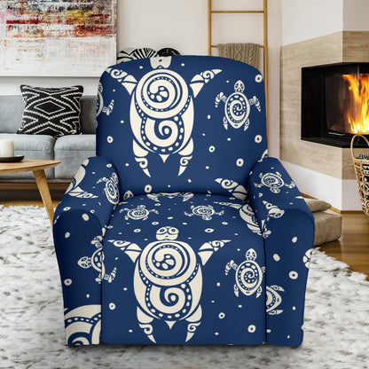 Sea Turtle Tribal Recliner Slipcover-JORJUNE.COM