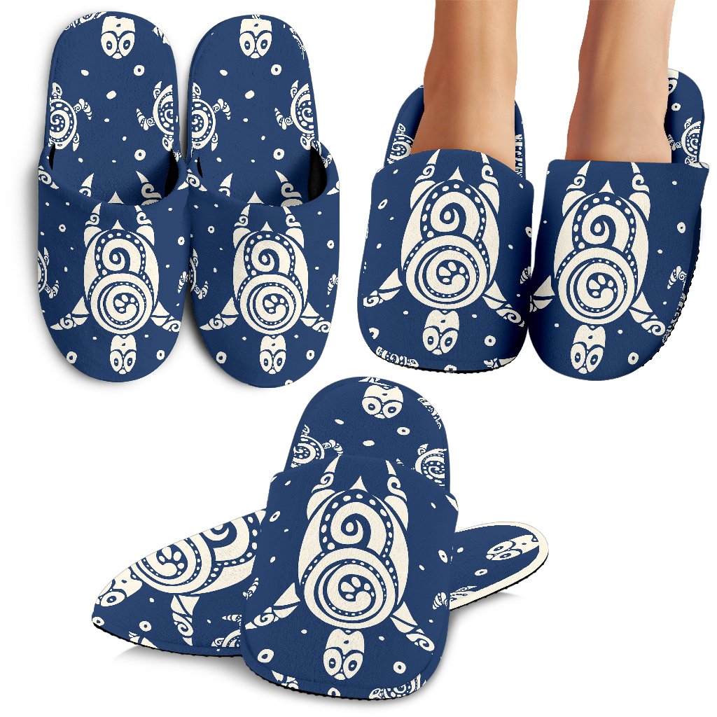 Sea Turtle Tribal Slippers