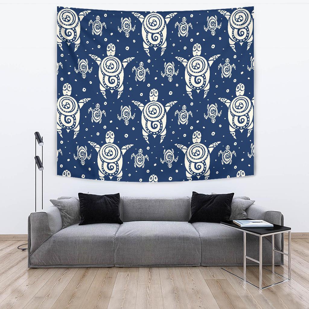 Sea Turtle Tribal Tapestry