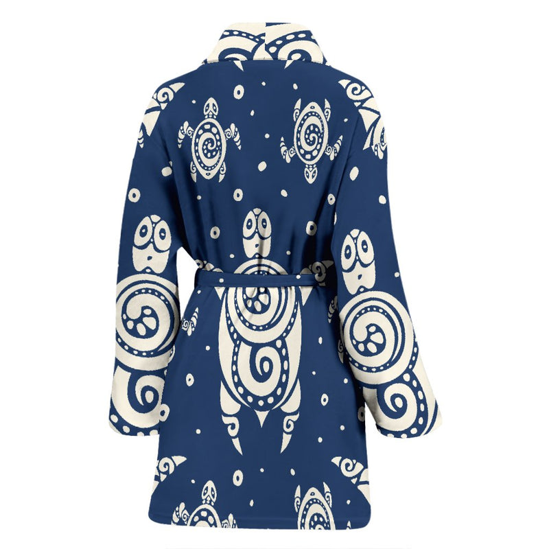 Sea Turtle Tribal Women Bath Robe