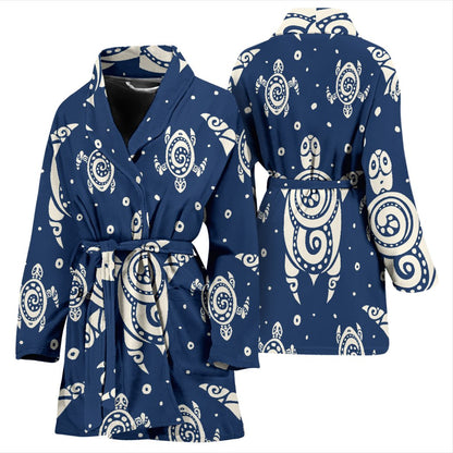 Sea Turtle Tribal Women Bath Robe