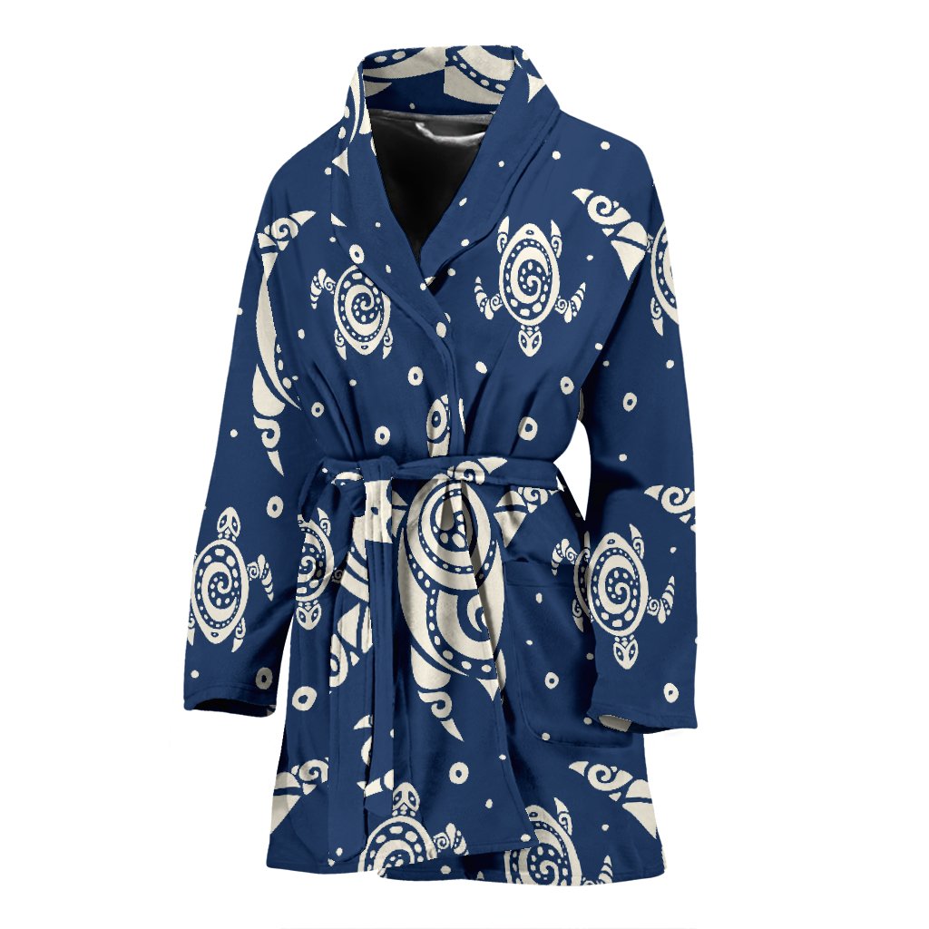 Sea Turtle Tribal Women Bath Robe