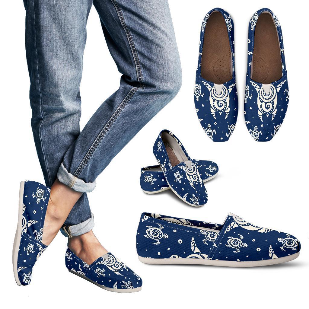 Sea Turtle Tribal Women Casual Shoes-JorJune.com