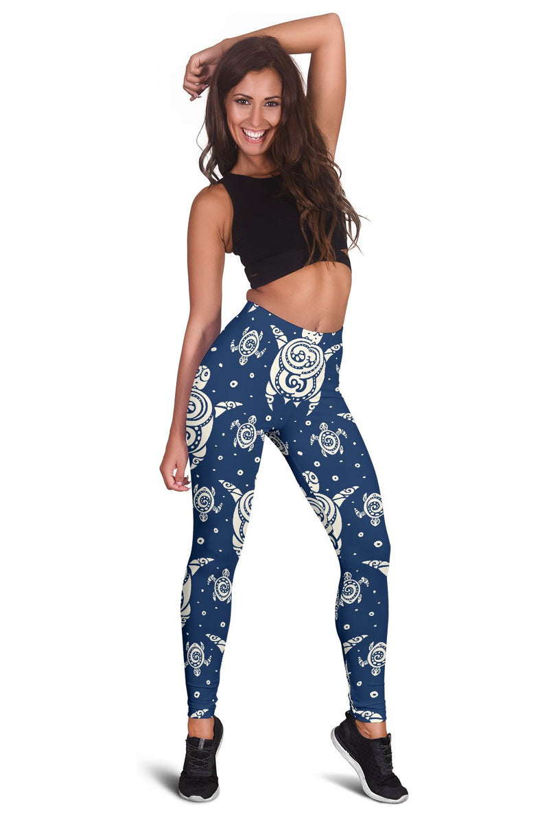 Sea Turtle Tribal Women Leggings