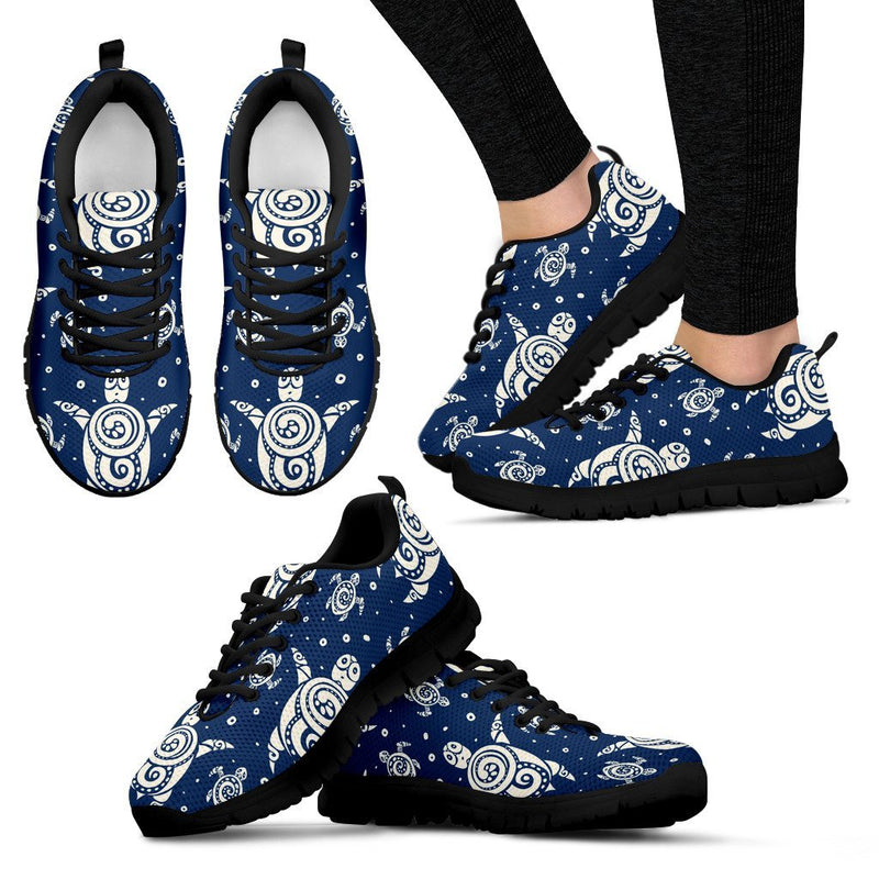 Sea Turtle Tribal Women Sneakers