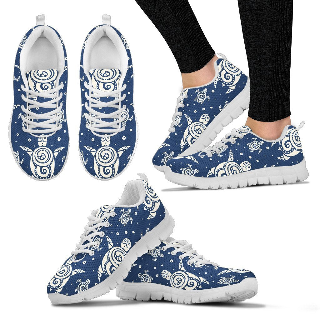 Sea Turtle Tribal Women Sneakers