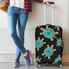 Sea Turtle Turquoise diamond Luggage Cover Protector