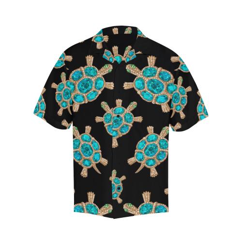Sea Turtle Turquoise diamond Men Hawaiian Shirt