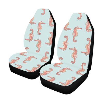 SeaHorse Pattern Print Design 01 Car Seat Covers (Set of 2)-JORJUNE.COM