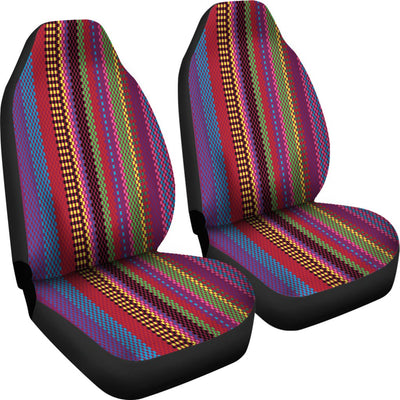 Serape Stripe Print Universal Fit Car Seat Covers