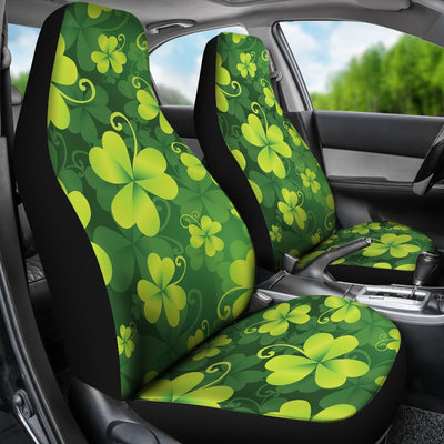 Shamrock Clover Print Universal Fit Car Seat Covers