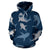 Shark Action Pattern All Over Print Hoodie