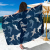 Shark Action Pattern Sarong Pareo Wrap