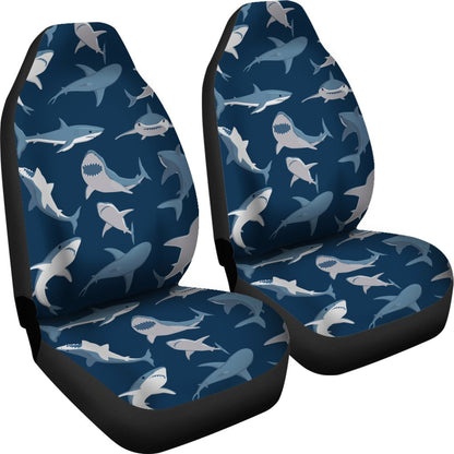 Shark Action Pattern Universal Fit Car Seat Covers