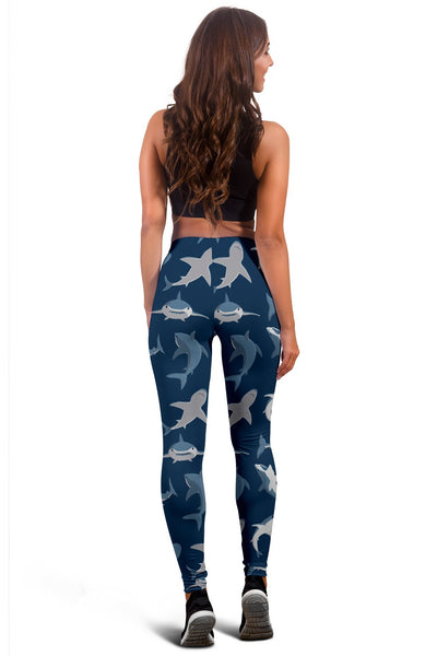 Shark Action Pattern Women Leggings