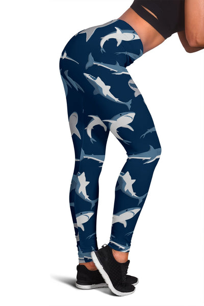 Shark Action Pattern Women Leggings