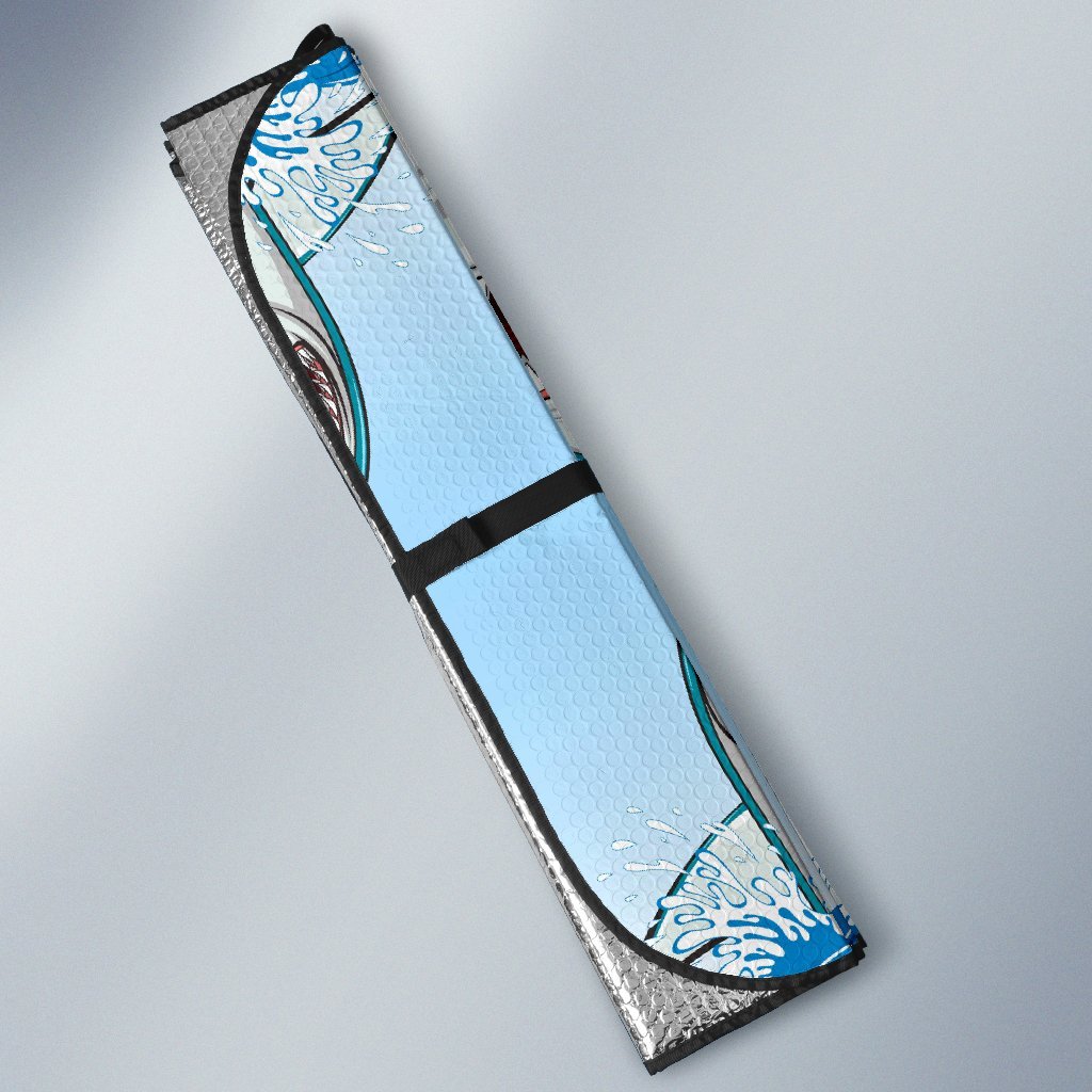 Shark Bite Car Sun Shade-JorJune