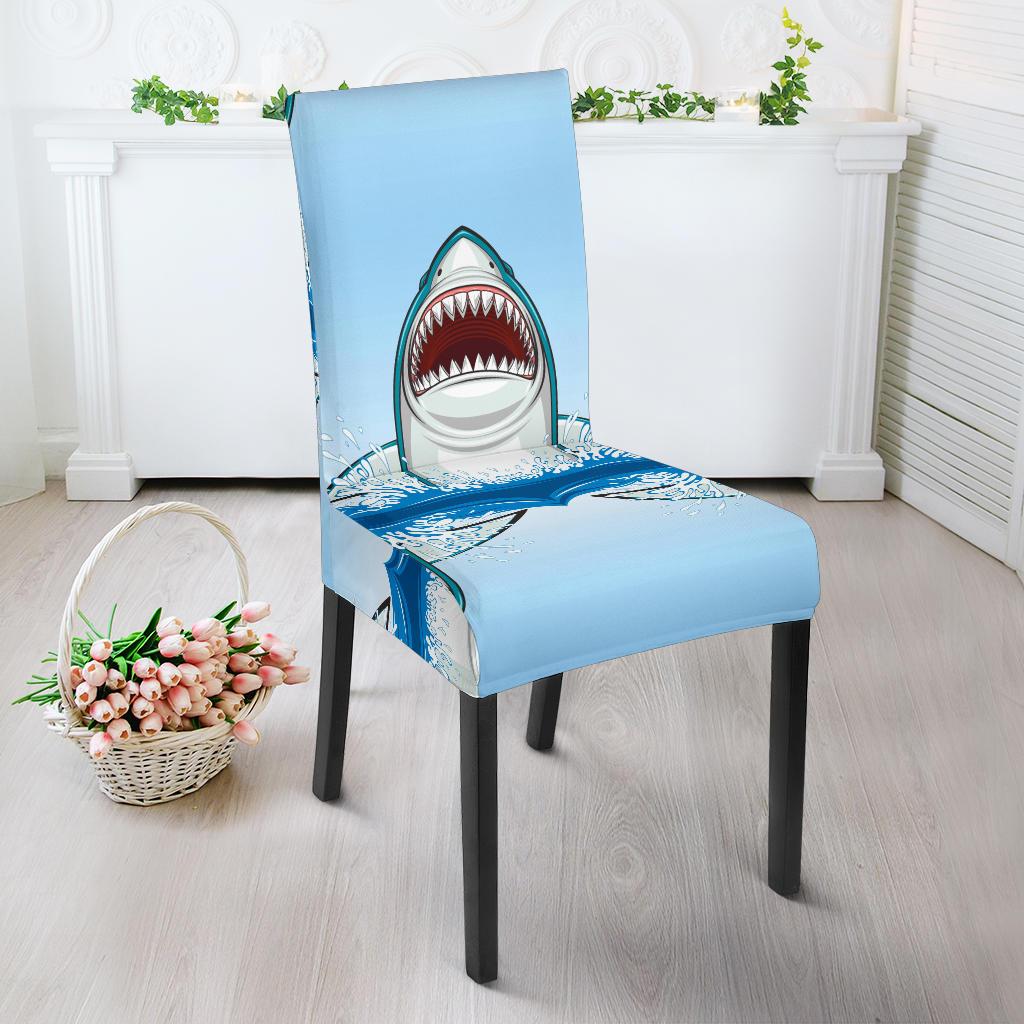 Shark Bite Dining Chair Slipcover-JORJUNE.COM