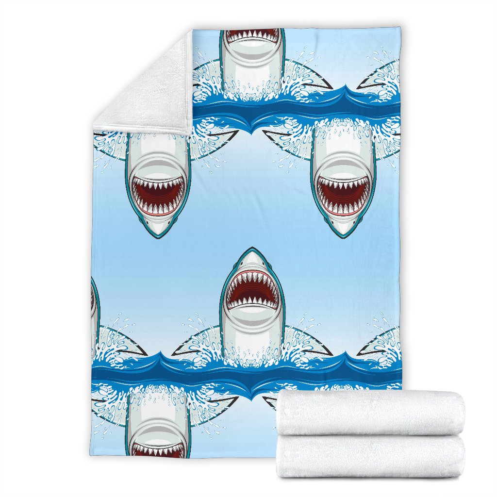 Shark Bite Fleece Blanket