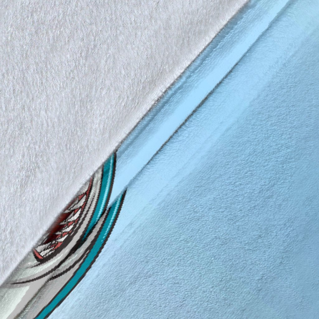 Shark Bite Fleece Blanket