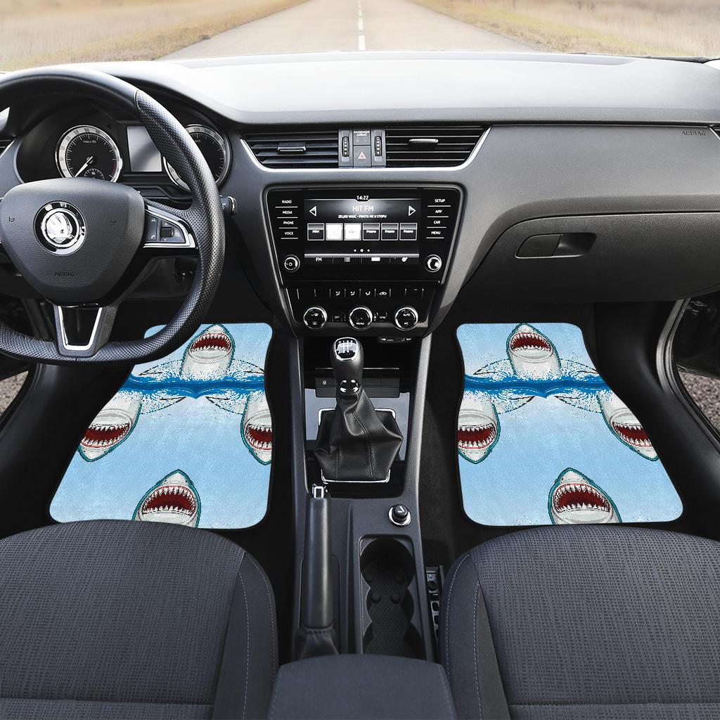Shark Bite Front and Back Car Floor Mats