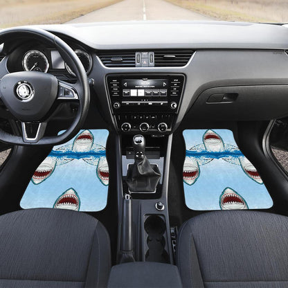 Shark Bite Front and Back Car Floor Mats