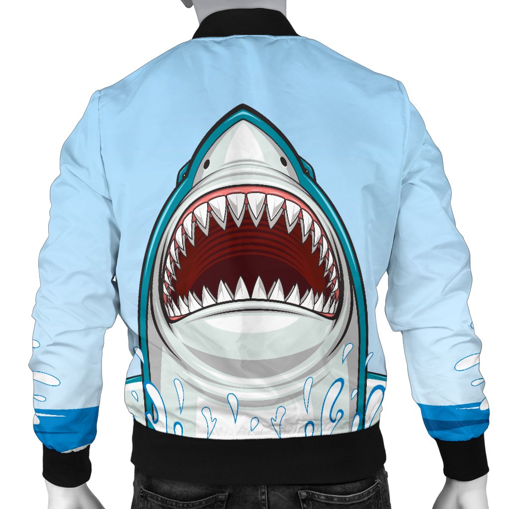 Shark Bite Men Casual Bomber Jacket