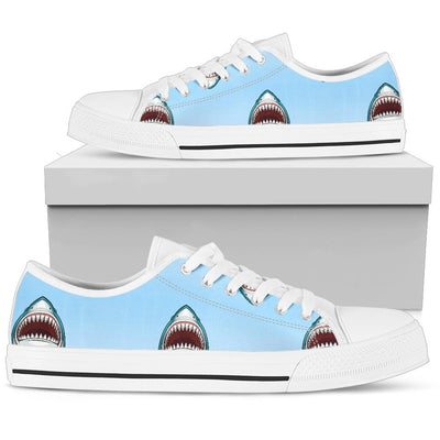 Shark Bite Men Low Top Shoes