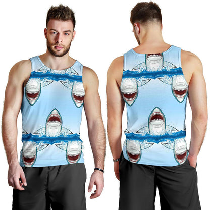 Shark Bite Men Tank Top