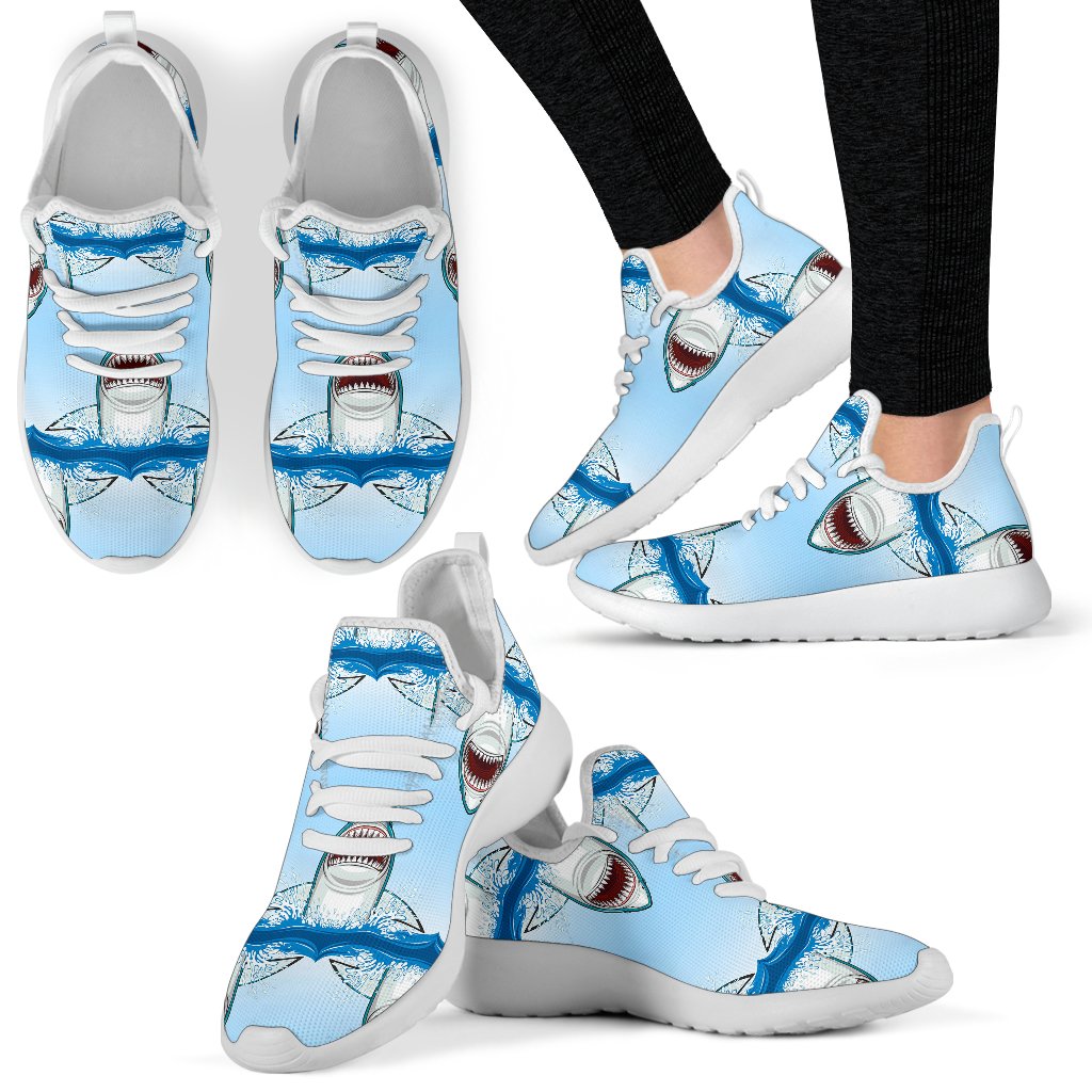 Shark Bite Mesh Knit Sneakers Shoes