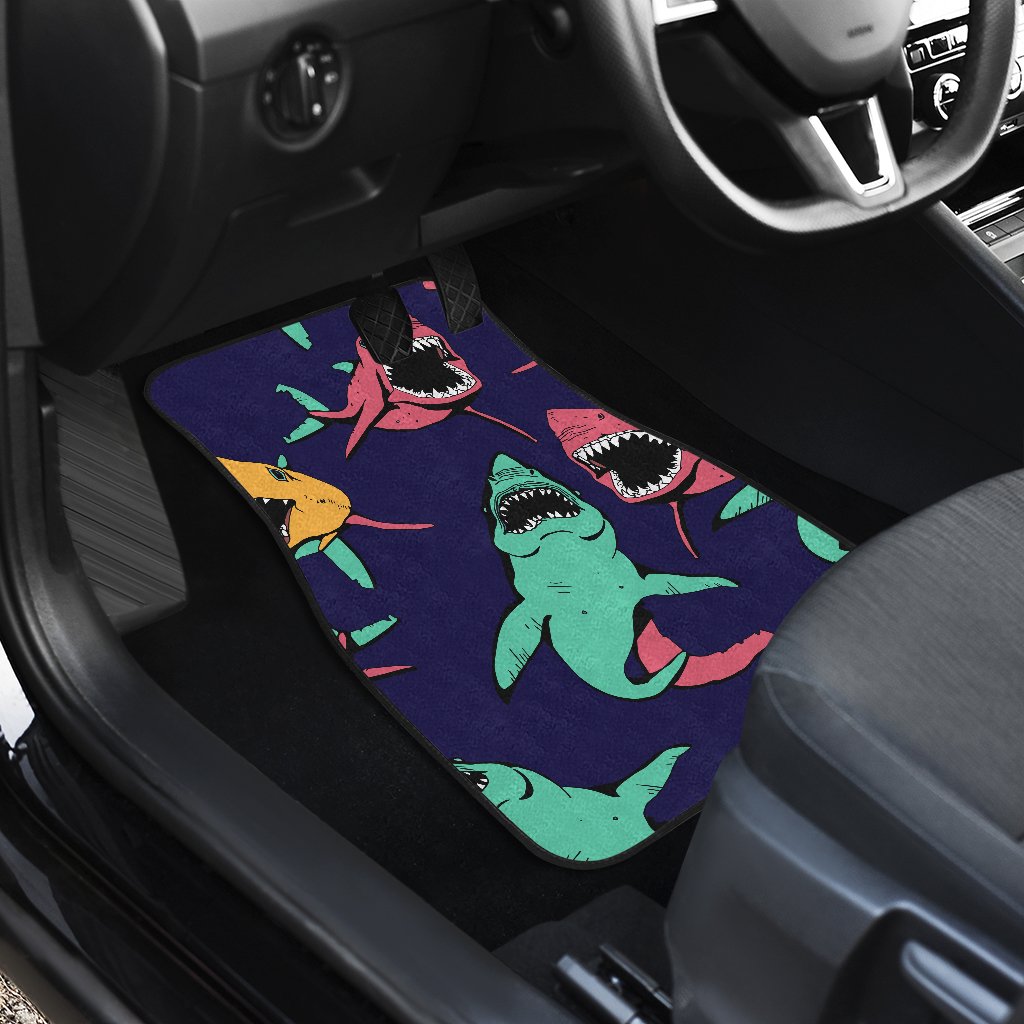 Shark Bite Pattern Car Floor Mats