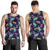 Shark Bite Pattern Men Tank Top