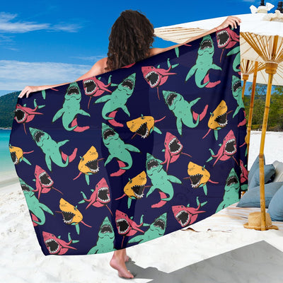 Shark Bite Pattern Sarong Pareo Wrap