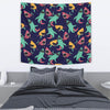 Shark Bite Pattern Tapestry