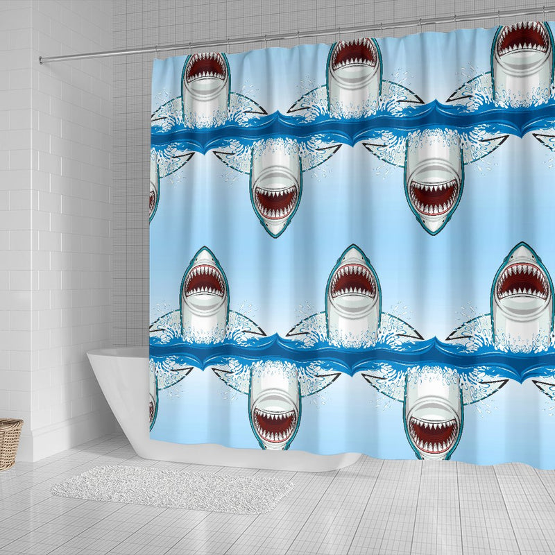 Shark Bite Shower Curtain