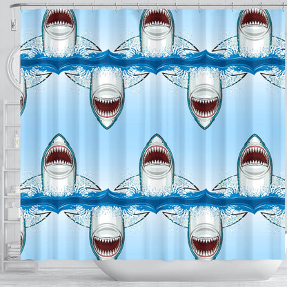 Shark Bite Shower Curtain