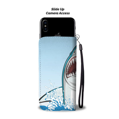 Shark Bite Wallet Phone Case