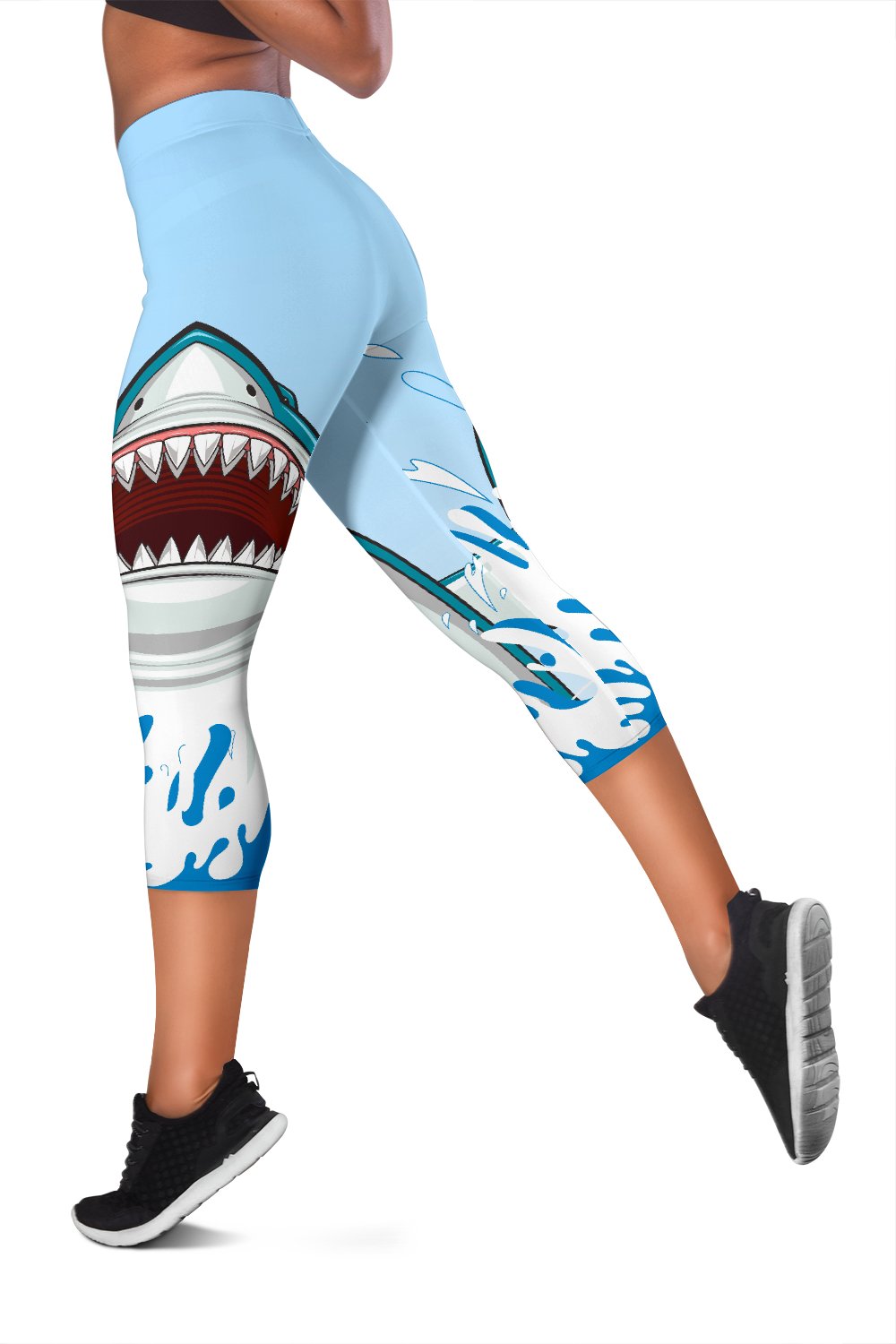 Shark Bite Women Capris