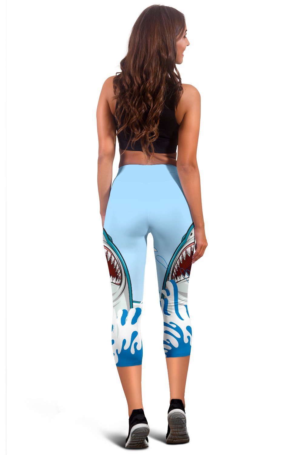 Shark Bite Women Capris