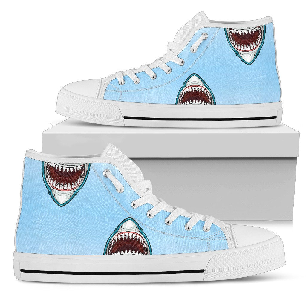 Shark Bite Women High Top Shoes