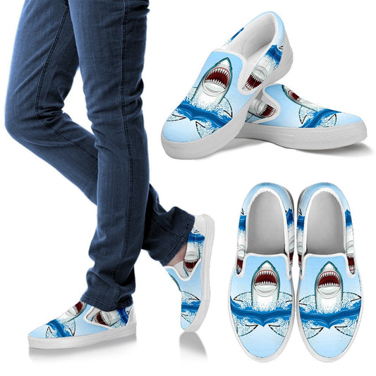 Shark Bite Women Slip On Shoes