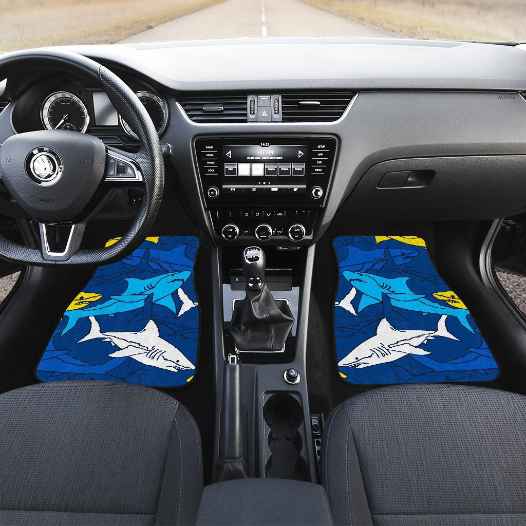 Shark Color Pattern Car Floor Mats
