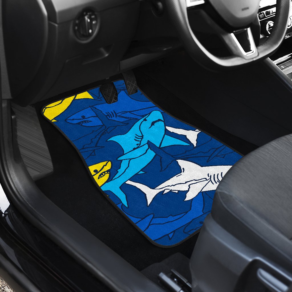 Shark Color Pattern Car Floor Mats