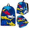 Shark Color Pattern Premium Backpack