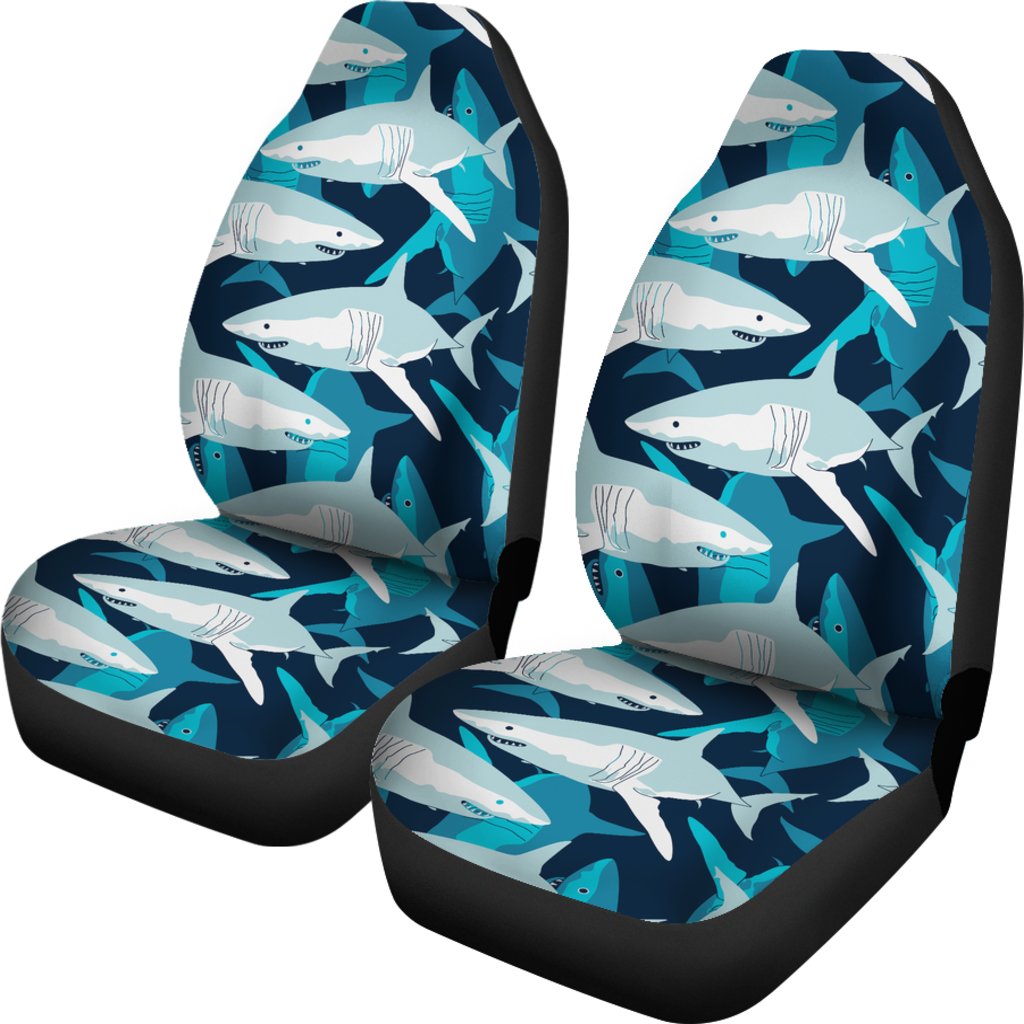 Shark Design Print Universal Fit Car Seat Covers