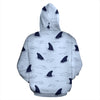 Shark Fin All Over Print Hoodie