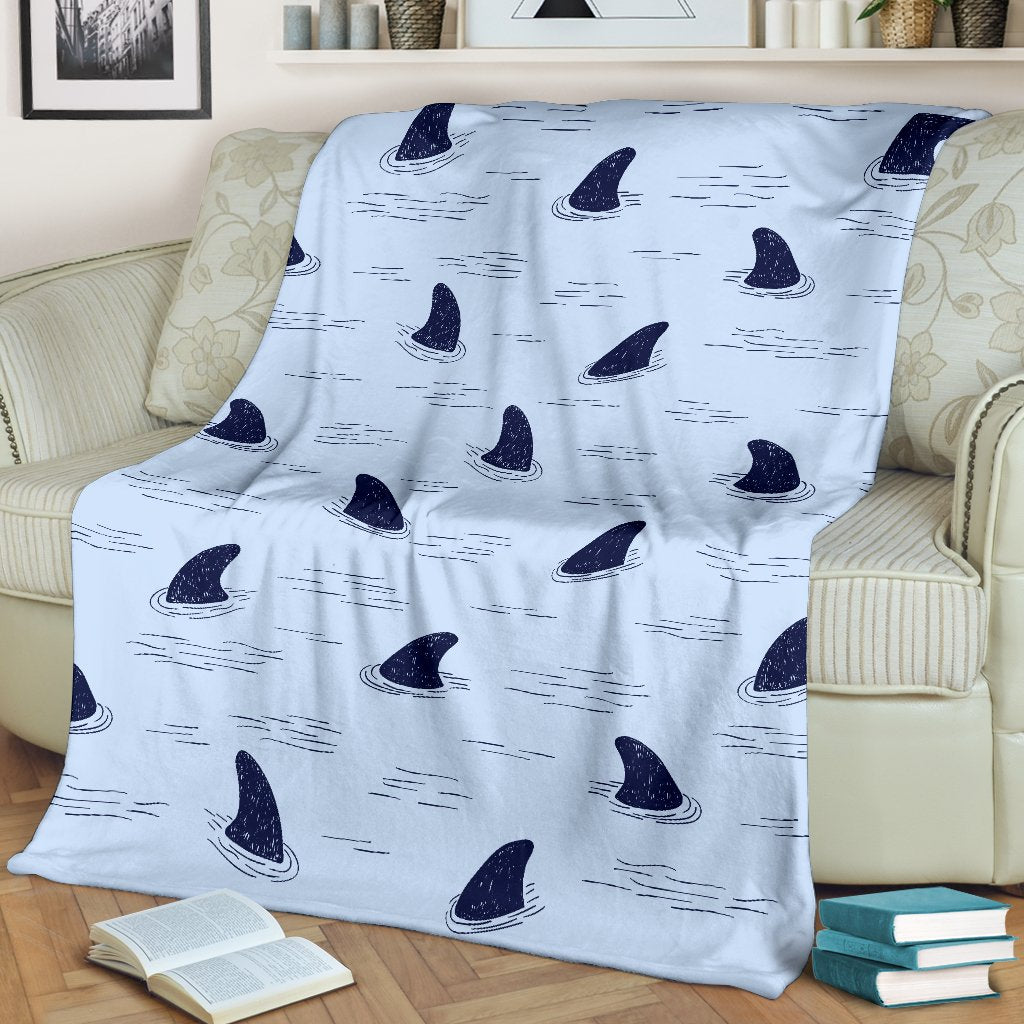Shark Fin Fleece Blanket